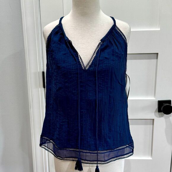 Ramy Brook Silk Navy Cami - Picture 7 of 7